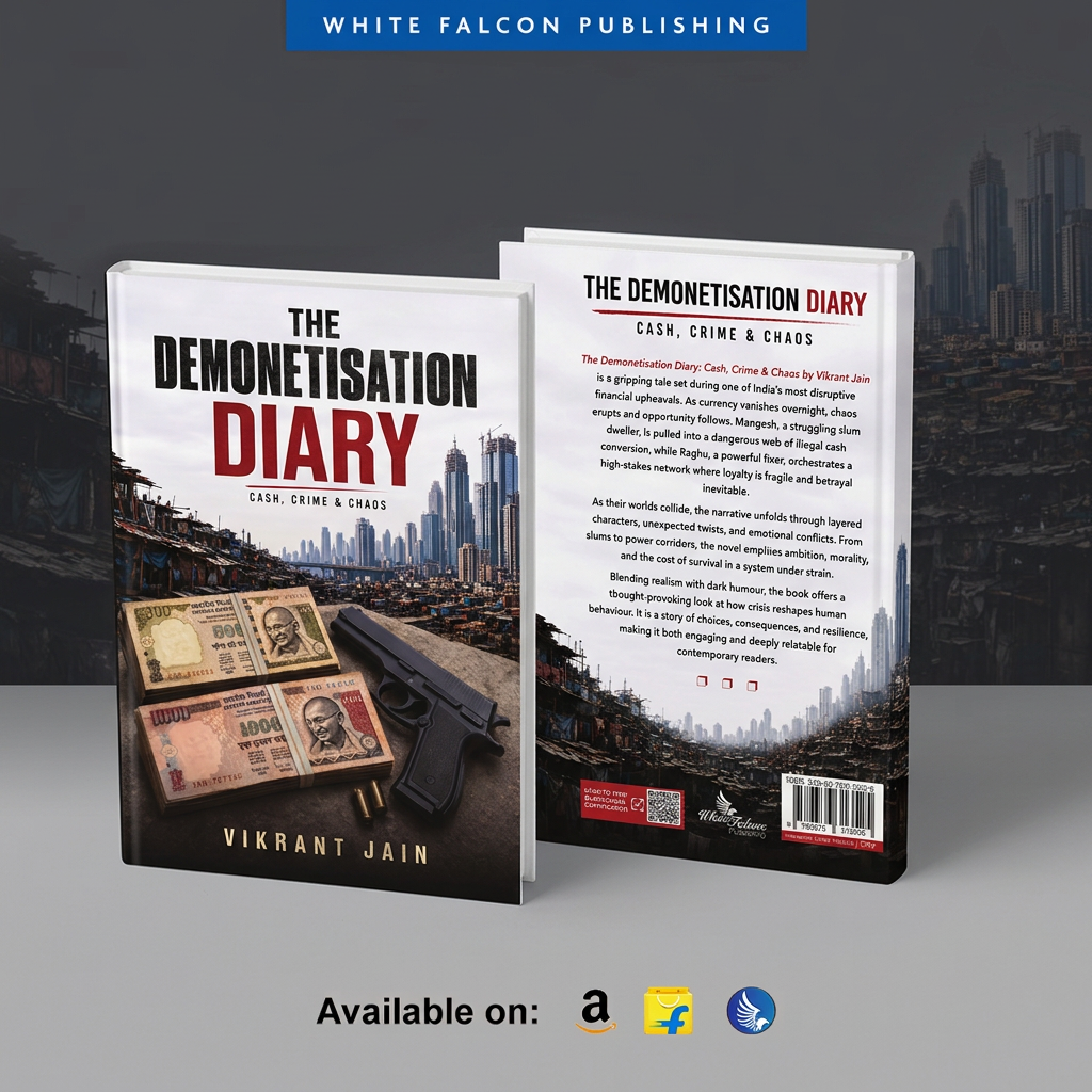 The Demonetisation Diary, front and back cover